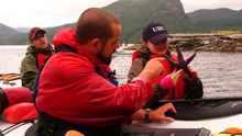 Exploring Wildlife during Wildcoast Family Kayak Vacation in Discovery Islands
