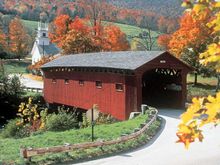 Manchester Arl Covered Bridge Fall