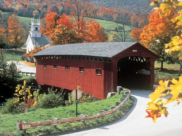 Manchester Arl Covered Bridge Fall