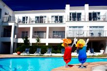 Lazy days at the pool area