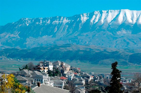 Gjirokastra And Mountain View-Albania