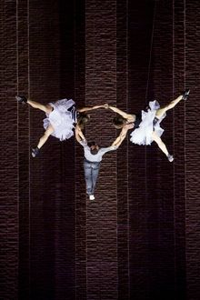 Photo caption: Venetian Carnevale kicked off Thursday at The Venetian Macao lagoon. Bandaloop performances are just one of the m