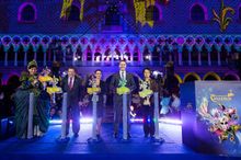 Officiating guests helped launch Venetian Carnevale at The Venetian Macao lagoon Thursday. 