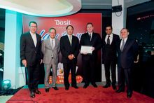The “Hotel of the Year 2012” award was presented to Dusit Thani Dubai by Mr Chanin Donavanik, Managing Director and Chief Execut