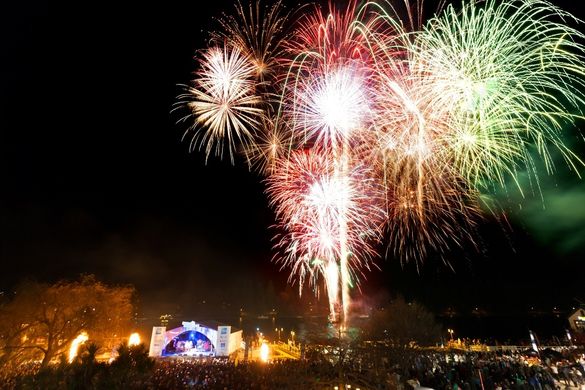 American Express Queenstown Winter Festival Opening Fireworks