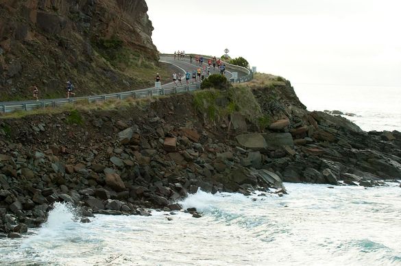 The Great Ocean Road Marathon will see 5000 competitors along this iconic road.