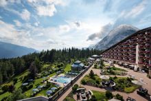 Exterior of the Interalpen-Hotel Tyrol