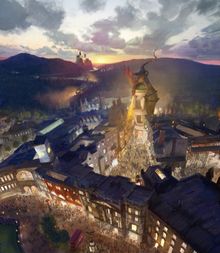 The Wizarding World of HarryPotter - Diagon Alley Rendering