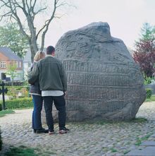 Runic Stone In Jelling