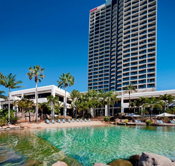 The Resort\'s spectacular saltwater lagoon complete with tropical fish 