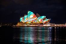 Lighting the Sails, Vivid Sydney, Opera House