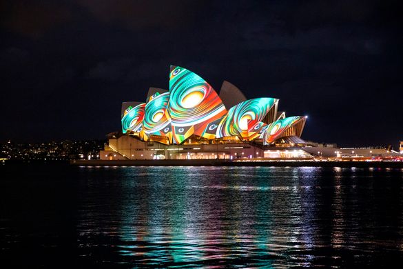 Lighting the Sails, Vivid Sydney, Opera House