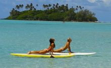 SUP Yoga in Rarotonga