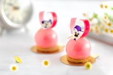 The Lounge Roselle Filling and Vanilla Mousse