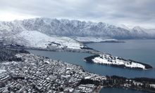 Queenstown snow on 29 May_from Skyline