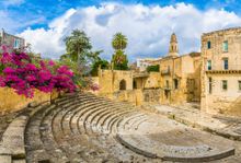 Ancient Roman theatre in Lecce, Puglia