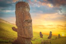 Easter Island's monolithic Moai