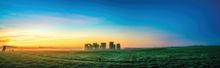 The legendary landscape of Stonehenge in England