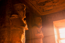 The incredible temple complex at Abu Simbel, Egypt