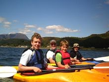 Kayaking near Torridon