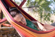 Sleeping In Hammock