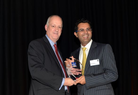 Aon Hewitt Chief Executive Stewart Fotherington  with Neeraj Chadha, Multi Property Vice President Australia – Marriott Australi