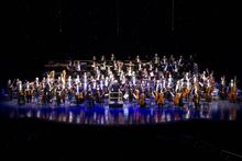 The Philadelphia Orchestra performs at the Venetian Theatre Saturday evening. The Orchestra plays again Sunday night, the final 