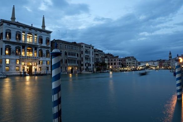 Aman Canal Grande Venice - Exterior w Canal - Dusk