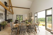 As With Foxditch, Whites Ground Has A Well Equipped Kitchen And A Large Living And Dining Area With Limestone Flooring, Exposed 