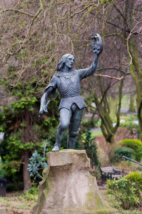 King Richard III Statue, Castle Gardens, Leicester