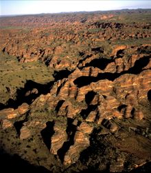 Purnululu National Park Aerial, Kimberley, Credit Tourism Australia