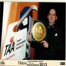 General Manager Karl Unterfrauner with the award