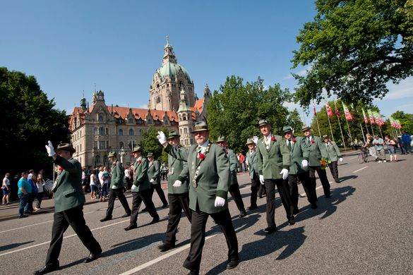 Schützenfest Hannover Ausmarsch