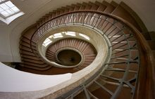 Stairs in Bauhaus University Weimar