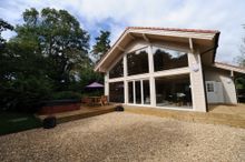 Located in the serene Somerset hamlet of Mill Cross, Flycatchers Lodge, a stunning luxury eco-lodge, set at the foot of the stun
