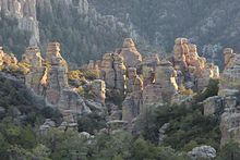 Das Chiricahua National Monument in Arizona
