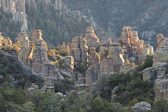 Das Chiricahua National Monument in Arizona