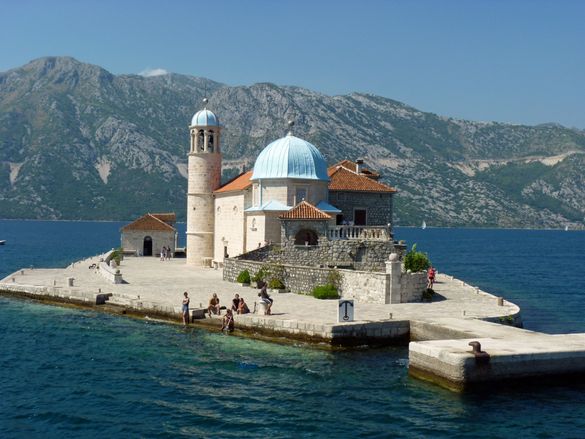 Our Lady Of The Rocks Island Church In The Bay Of Kotor, Montenegro