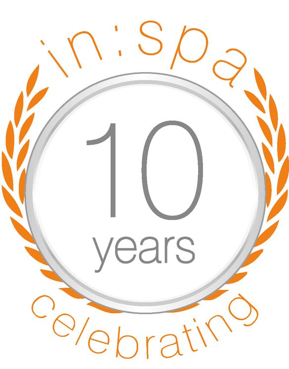 in:spa - 10 Years Logo 