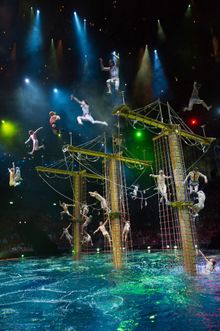 Participants of The House of Dancing Water Adventure Summer Camp will be learning how to perform a high-dive from a magnificent 
