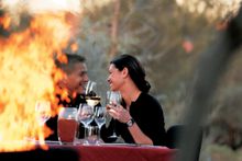 Under A Desert Moon Couple Dining