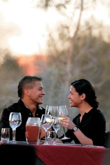 Under A Desert Moon Couple Dining 2