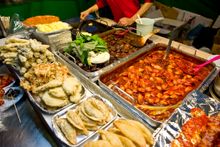 Korean streeet snacks