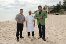 MasterChef Australia Judges on Cottesloe Beach Perth