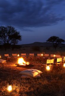 Olakira Lamai camp fire
