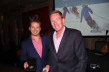 Pat Sharples Happy And Amazed To Receive The Ski Club Pery Medal