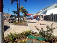 Latest picture of the Airlie Beach Main Street upgrade works, taken 1 July 2013