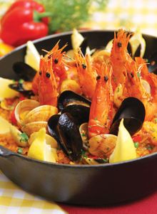 Paella Mixta, Carousel, Royal Plaza on Scotts