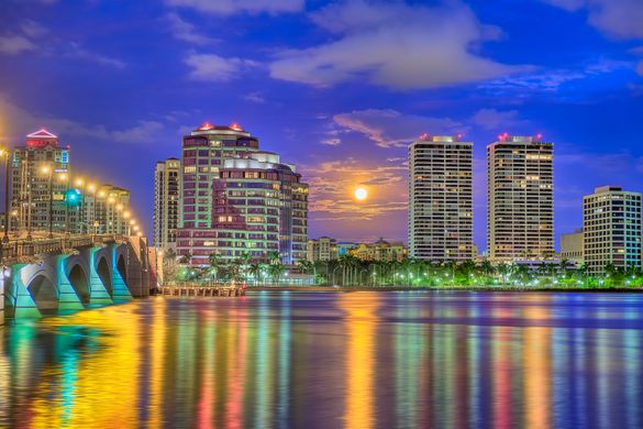 West Palm Beach Skyline