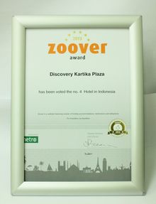 Discovery Kartika Plaza Hotel Has Received Zoover Award 2013